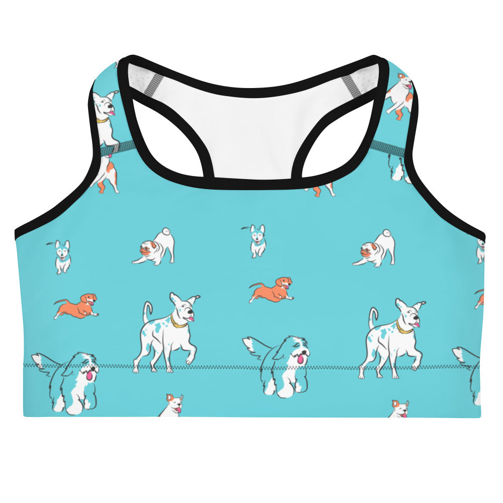 Colorful Cow Print Sports Bra – Grizzshopping