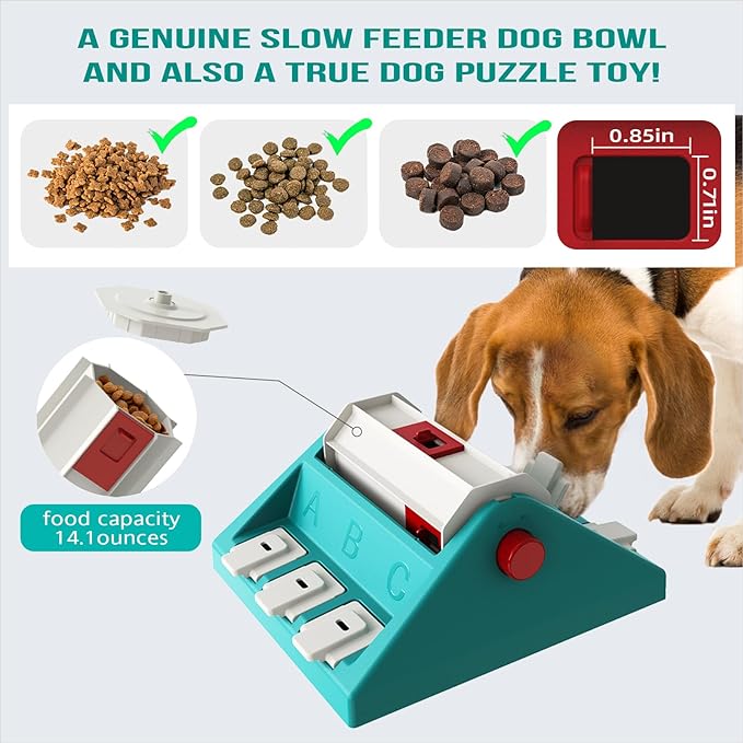 Dog Puzzle Cylinder Toy (Medium / Small Dog)-Fit &amp; Go Pets