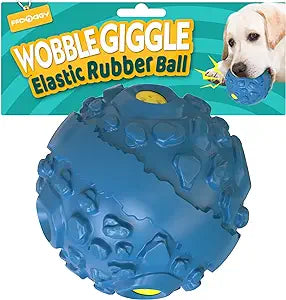 Interactive Meteorite Fetch Dog Ball with Fun Squeaky Giggle Sound (Large Dog)-Fit &amp; Go Pets