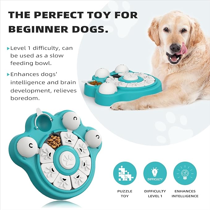 Dog Paw Puzzle Toy – Fit & Go Pets